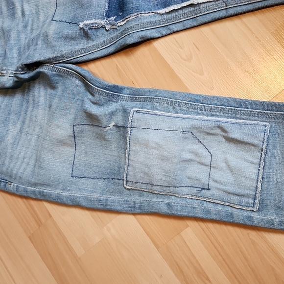 Free People Retro patchwork Denim - Picture 3 of 5